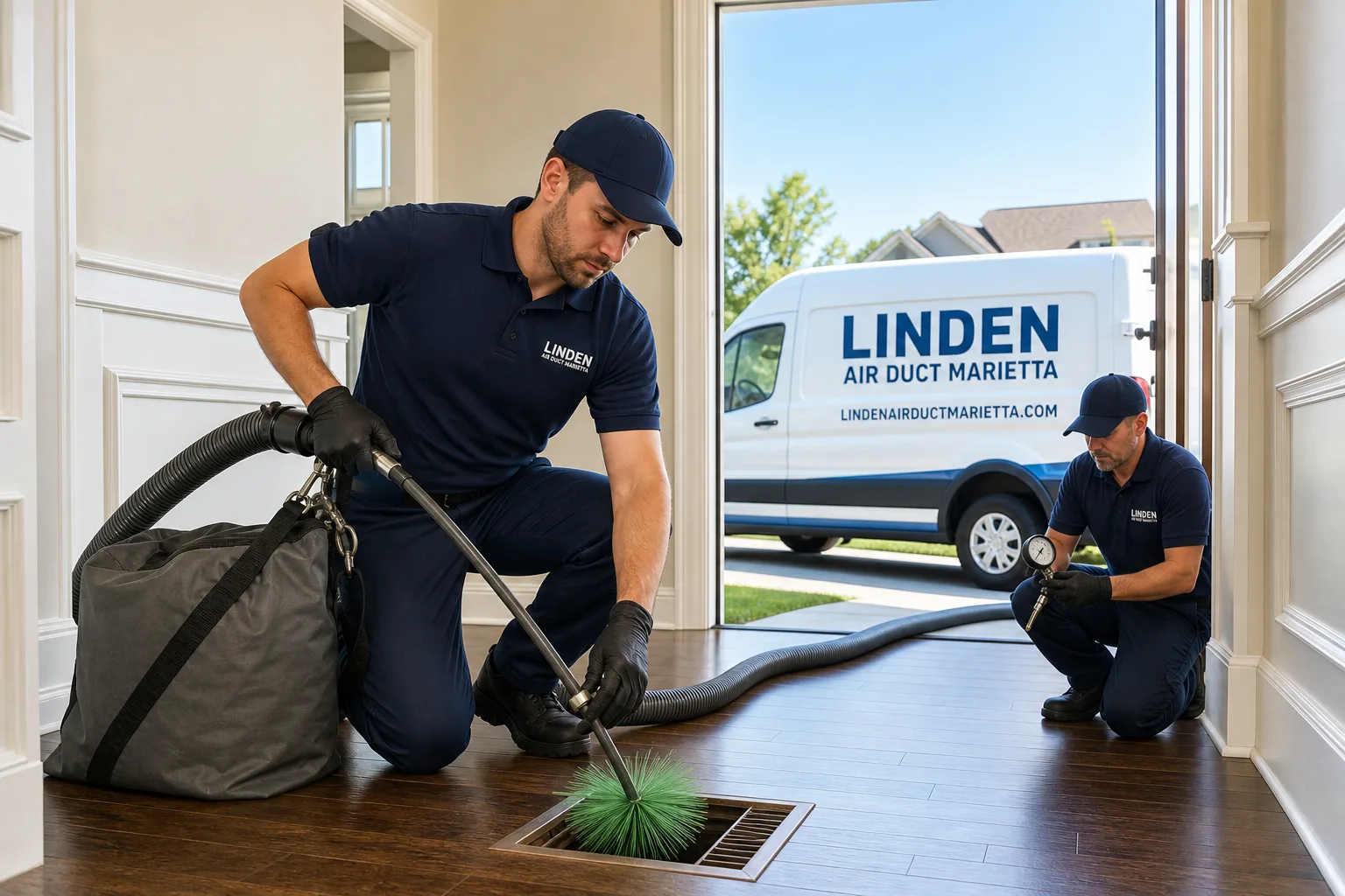 Linden Air Duct Marietta air duct cleaning team